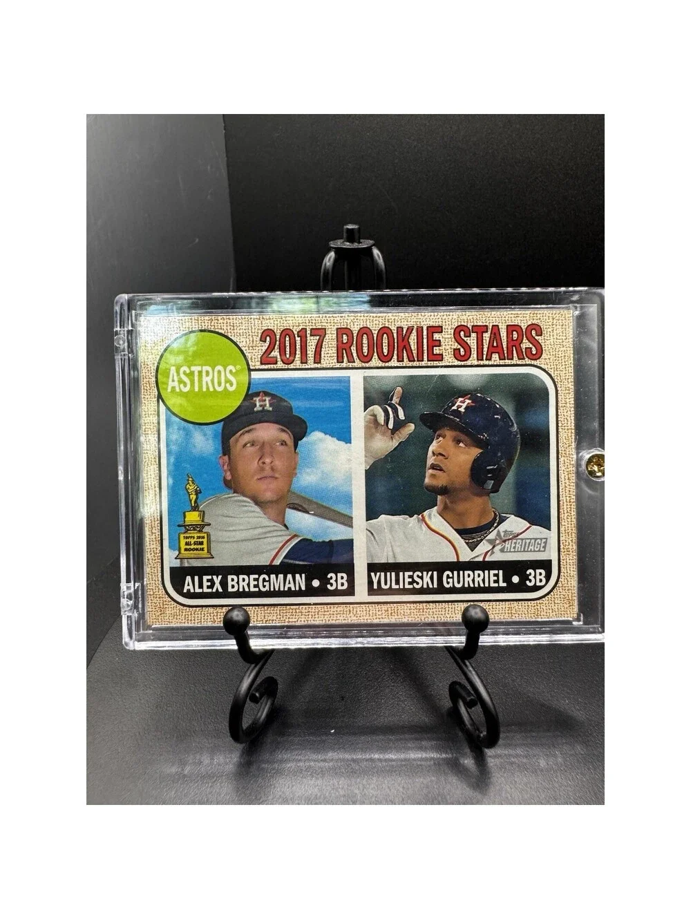 2017 Topps Heritage - Rookie Stars Alex Bregman, Yuli Gurriel #113 (RC)